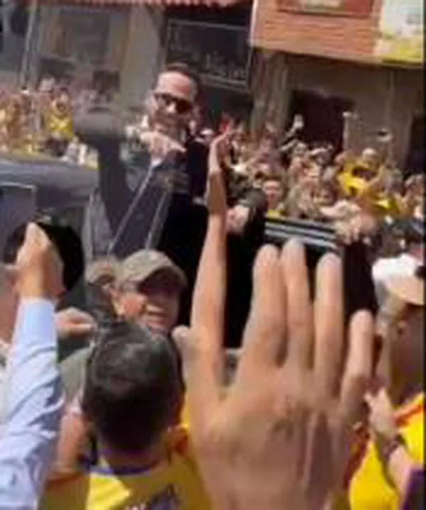 Así recibió Antioquia a Abelardo De la Espriella en su primera visita como presidente electo