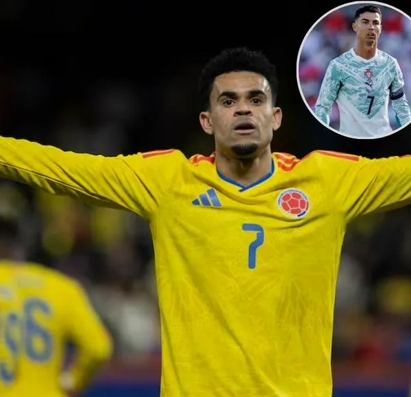 Luis Díaz y Cristiano Ronaldo, el duelo de figuras que promete encender el Colombia-Portugal