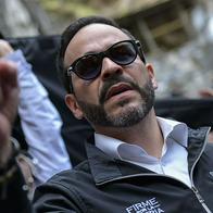 El presidente electo de Colombia, Abelardo De la Espriella, visita el Santuario de Las Lajas luego de su victoria en las elecciones presidenciales de 2026, en Ipiales, Nariño, Colombia, el 27 de junio de 2026. 
