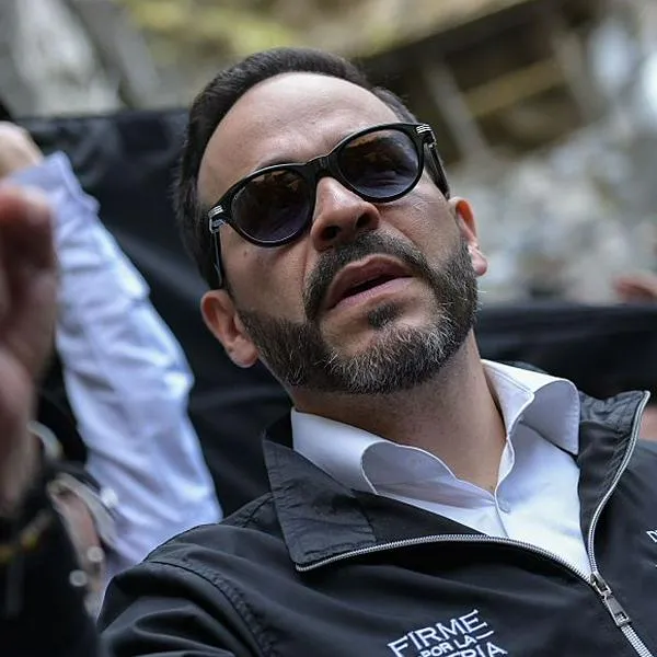 El presidente electo de Colombia, Abelardo De la Espriella, visita el Santuario de Las Lajas luego de su victoria en las elecciones presidenciales de 2026, en Ipiales, Nariño, Colombia, el 27 de junio de 2026. 