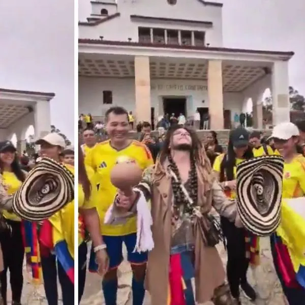 Chamán subió a Monserrate a salar a Ghana para partido contra Selección Colombia