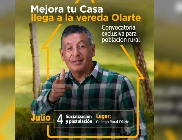 ¿Tu vivienda rural necesita mejoras? Participa de esta jornada el 4 de julio  