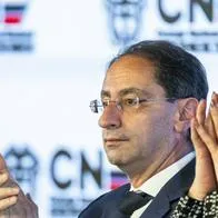 El vicepresidente electo de Colombia, José Manuel Restrepo, durante el evento para certificar a Abelardo de la Espriella como el nuevo presidente de Colombia en Corferias Bogotá, el 25 de junio de 2026 en Bogotá, Colombia