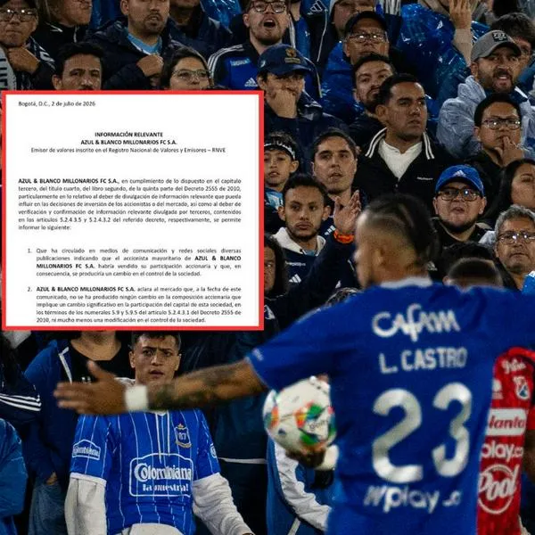 Accionistas de Millonarios desmienten a Casale y hablan de la supuesta venta