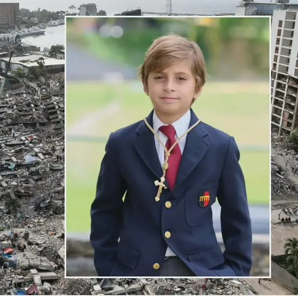 Lucas Gámez, el niño que quedó atrapado entre escombros, luego del terremoto en Venezuela