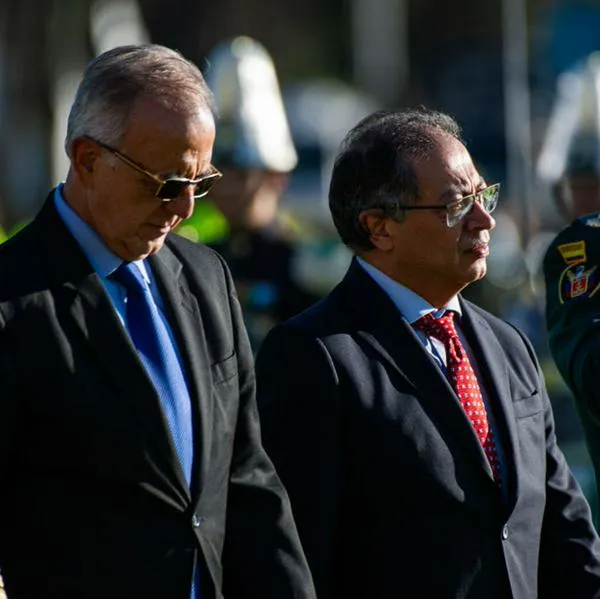 Iván Velásquez y Gustavo Petro 