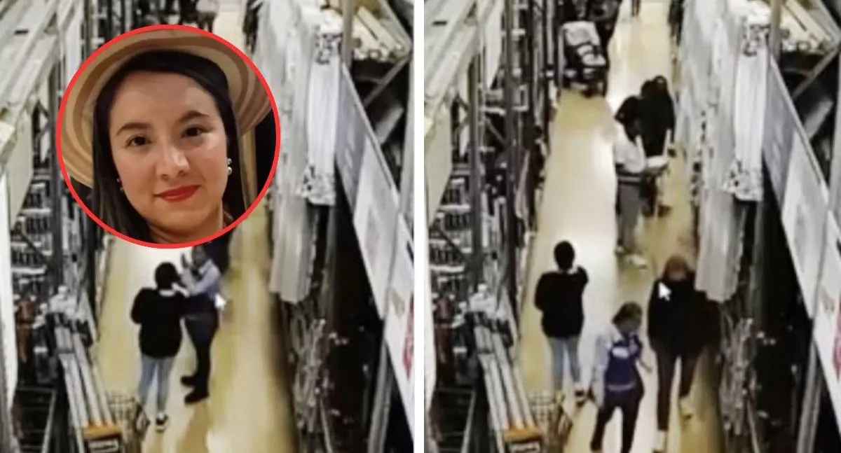 Imágenes del asesinato de Rosa Mayerly Olaya en el centro comercial Mercurio de Soacha