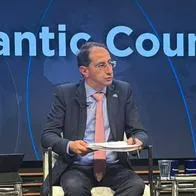 José Manuel Restrepo, vicepresidente de Colombia, en su visita a Estados Unidos