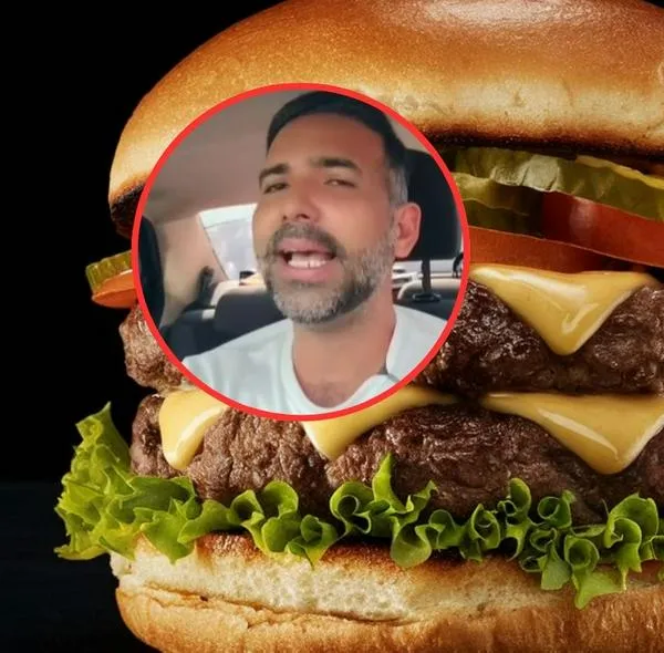 Quién es el hombre que se hizo viral por contar historia de hamburguesa triple