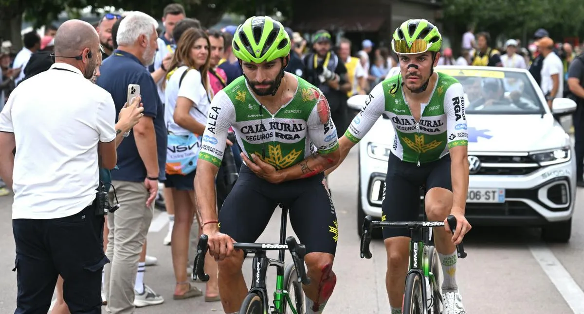 Fernando Gaviria se retiró del Tour de Francia 2026 tras caída en la etapa 12
