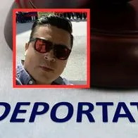 Filtran foto de 'Beto' Coral en el momento en que es deportado a Colombia