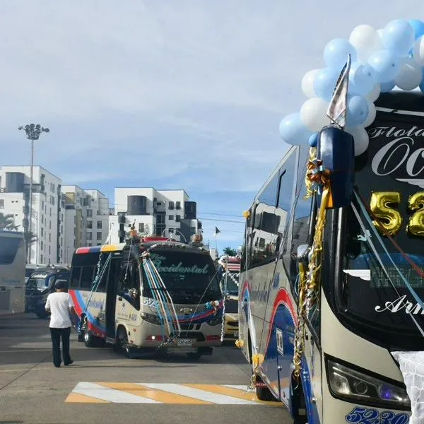 Conductores celebraron a su patrona en Pereira