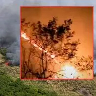 Emergencia en Boyacá por grave incendio forestal entre Tipacoque y Soatá