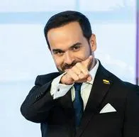BOGOTA, COLOMBIA - JUNE 25: President-elect of Colombia, Abelardo de la Espriella, gestures during an event to certify him as the new president of Colombia at Corferias Bogota on June 25, 2026 in Bogota, Colombia. (Photo by Diego Cuevas/Getty Images)