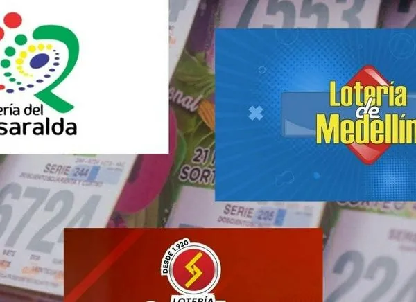 Resultados loterías de Medellín, Santander y Risaralda del 17 de julio