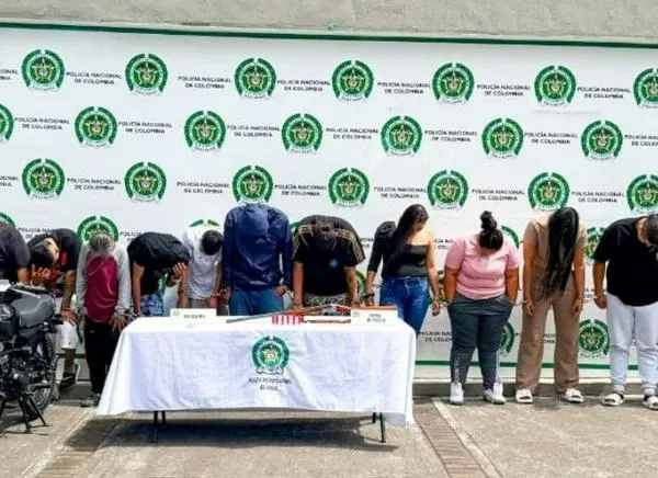 Cae banda que robaba motos para extorsionar a sus dueños en Ibagué