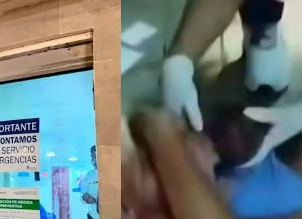 Clínica explica por qué mujer dio a luz frente a sus puertas