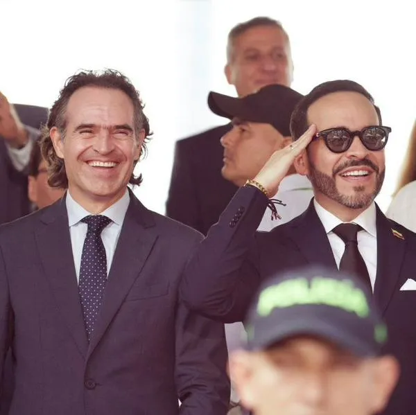 El alcalde de Medellín, Federico Gutiérrez, dio la bienvenida al presidente electo Abelardo De La Espriella durante el 20 de julio. 