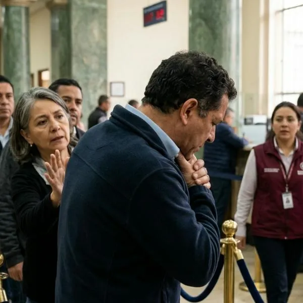 Hombre murió en banco de Argentina tras atragantarse mientras hacía fila: viral