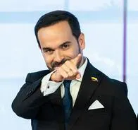 BOGOTA, COLOMBIA - JUNE 25: President-elect of Colombia, Abelardo de la Espriella, gestures during an event to certify him as the new president of Colombia at Corferias Bogota on June 25, 2026 in Bogota, Colombia. (Photo by Diego Cuevas/Getty Images)