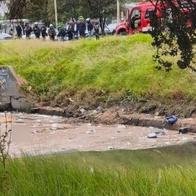 En el canal de la calle 127 de Bogotá encontraron a un hombre muerto