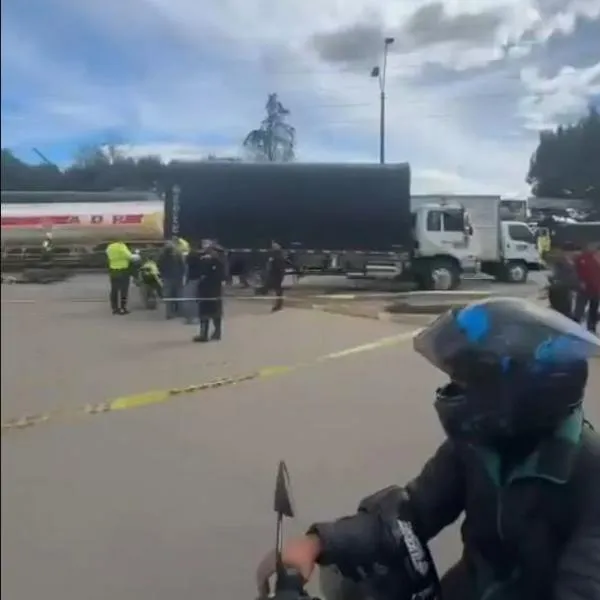 Lugar de la calle 13 en Bogotá en el que un motociclista murió en un accidente de tránsito