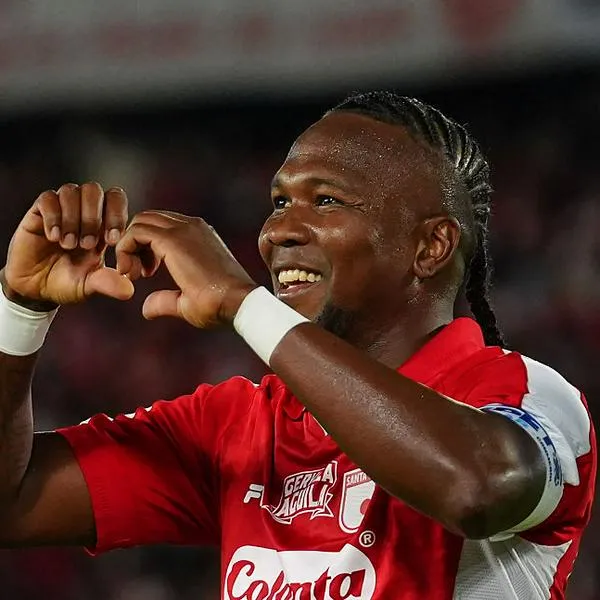 Hugo Rodallega comparado con Haaland: Santa Fe venció a Caracas Sudamericana
