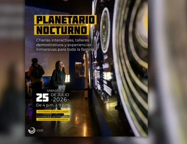 ¡Noche de estrellas en Bogotá! Asiste al Planetario Nocturno este sábado 25 de julio 