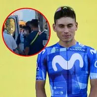 Einer Rubio accidente en Tour de Francia: video muestra cómo quedó en la cara