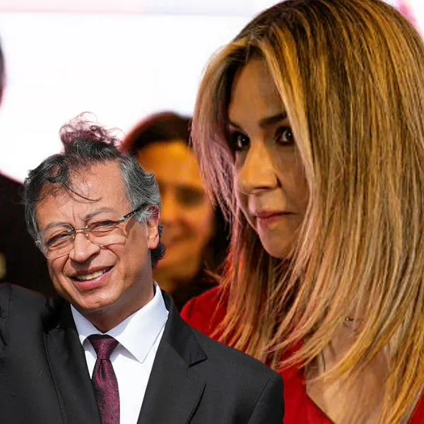 Vicky Dávila y Gustavo Petro