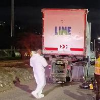 Video de trágico accidente en Bogotá por motociclista que chocó camión de basura