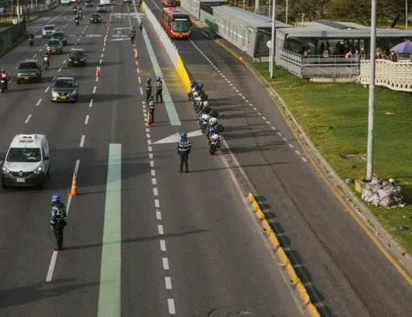 Movilidad revisó las condiciones del Carril Escolar de la autopista Norte para mejorar los desplazamientos de los estudiantes 