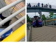 Ubican al conductor del carro azul que cometió graves infracciones en Bogotá: enfrenta sanciones  