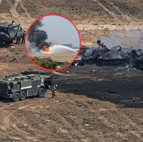 Así fue el accidente de un avión militar en San Diego, Estados Unidos