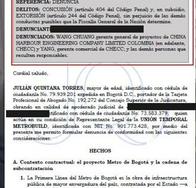 ¿Corrupción en el Metro? Contratista denuncia millonaria exigencia para liberar pagos