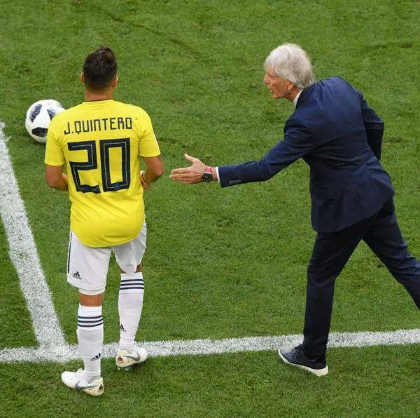 Juan Fernando Quintero y Néstor Pékerman