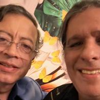 Gustavo Petro y Carlos Oñoro