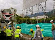 Comenzó la pavimentación de la Ambalá en el Salado