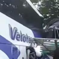 Bus de Velotax chocó contra un camión en vía La Dorada–Honda