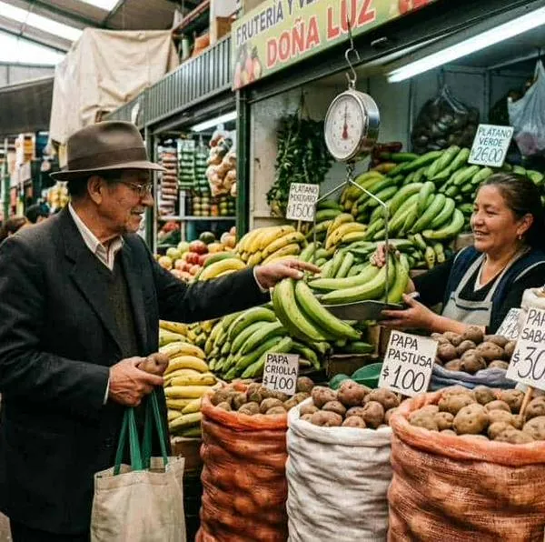 Plátano, papa y otros alimentos en Colombia que están bajando de precio