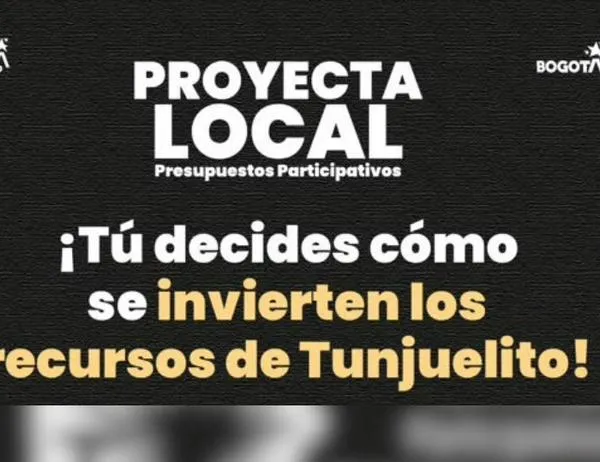 ¡Participa! Tunjuelito recibe propuestas para los Presupuestos Participativos 2026 