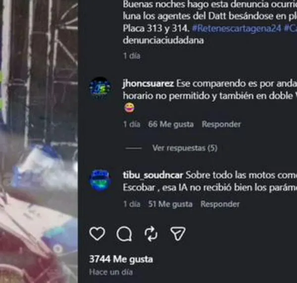 Foto falsa creada con IA desató una crisis familiar entre agentes de tránsito en Cartagena