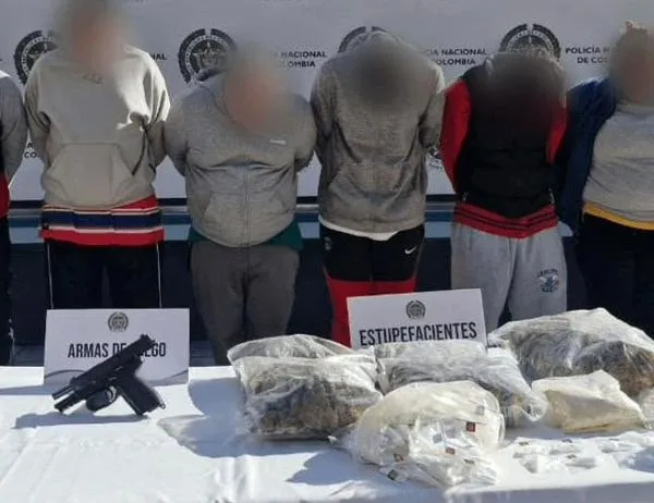 Capturados presuntos integrantes de ‘El Mesa’ e incautados 69 kilos de marihuana 