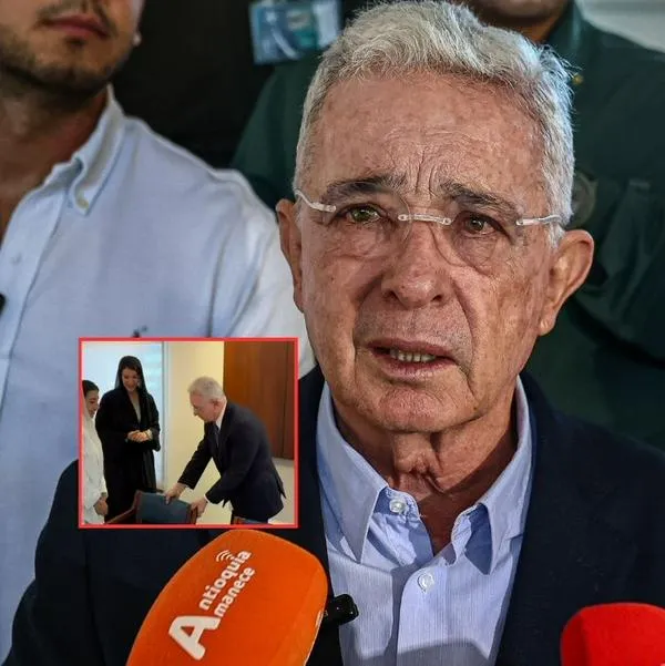 Posesión De la Espriella: Uribe llegó y se metió a reunión oficial en Cali