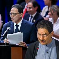 Honorio Henríquez e Iván Cepeda