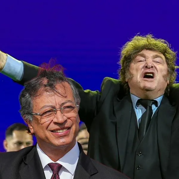 Javier Milei y Gustavo Petro