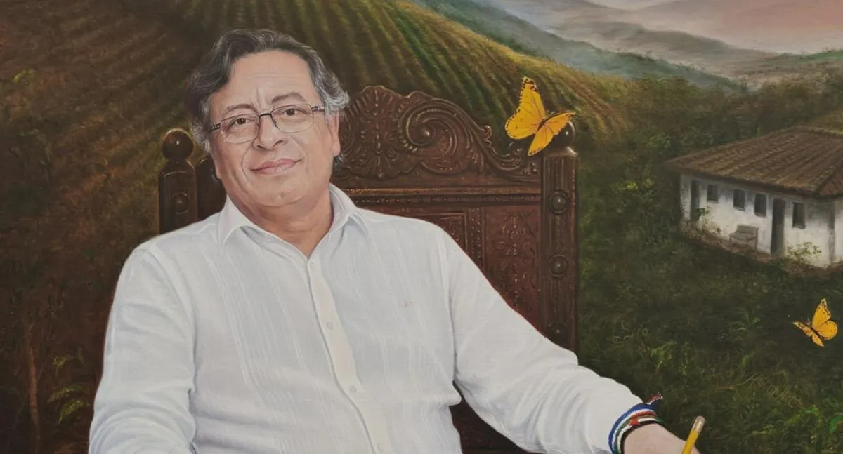 Cuadro de Gustavo Petro