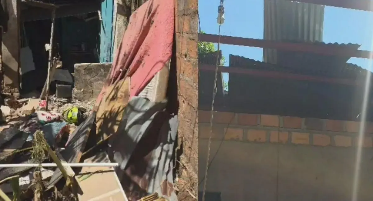 Cómo quedó estación de Policía atacada con drones, en Cesar; uniformado murió