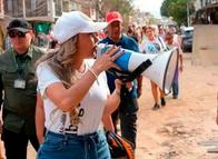 La alcaldesa visitó la pavimentación del Salado y anunció fechas
