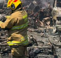 Quema de residuos habría provocado fuerte incendio en Perla del Sur, Pereira